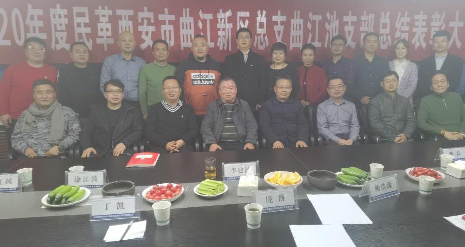 民革西安市曲江新区总支曲江池支部11日召开年度总结表彰大会(1)