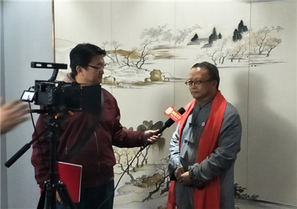 陕西省扶贫书画院10周年庆在西安举行(7)