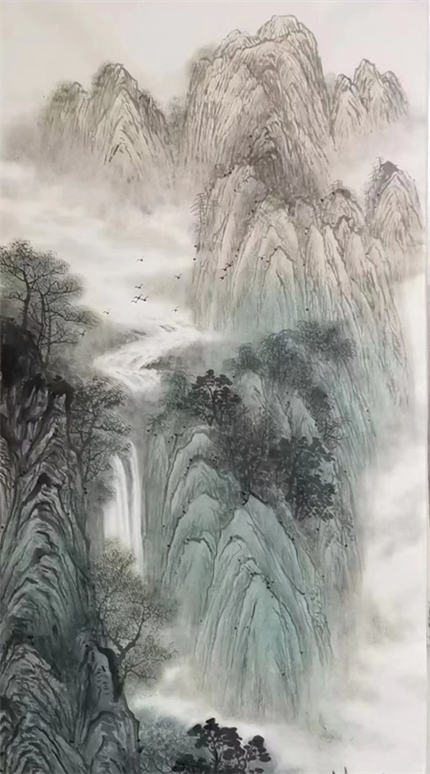 著名国画家程吉虎山水作品鉴赏(7)