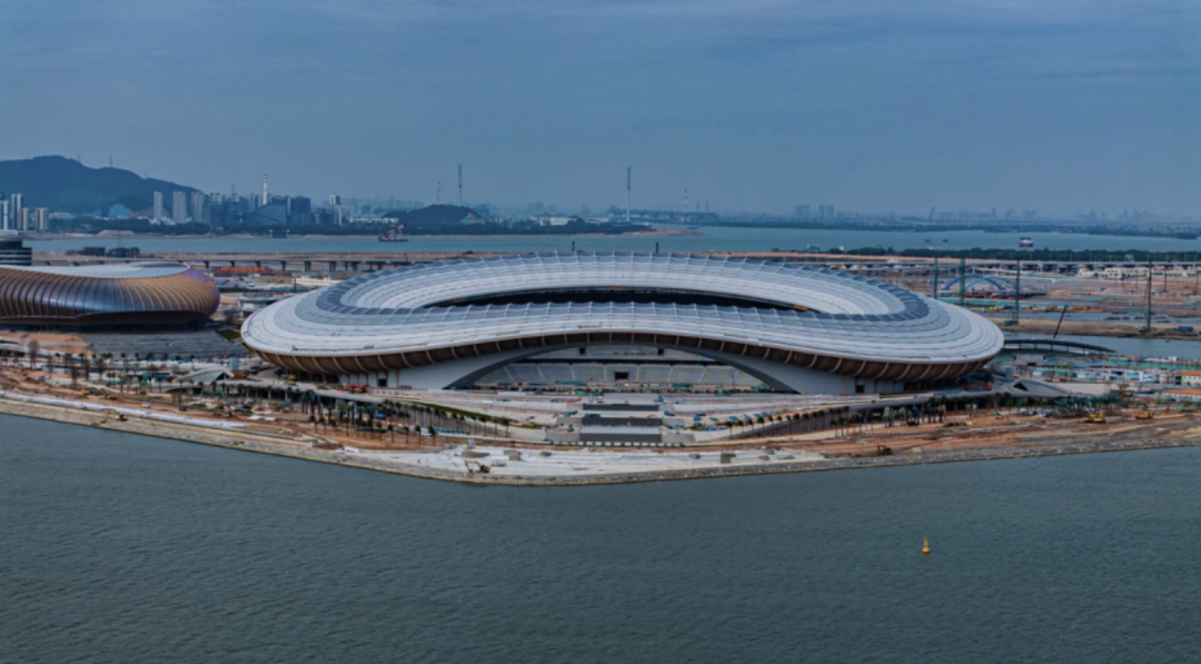大湾区文化体育中心,将于6月交付使用!坐拥绝美入海口全景视野(图5)