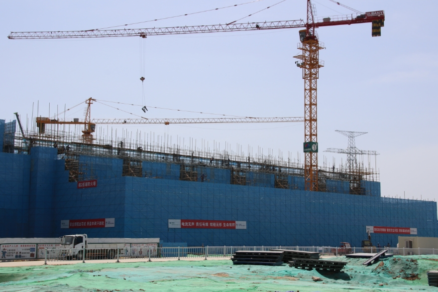 全国首座位于IV级湿陷性黄土区域换流站建设已达40%(1)