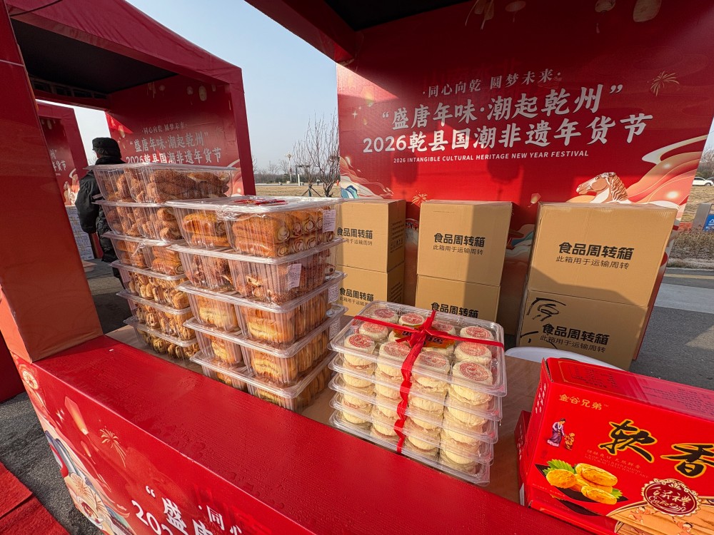 “盛唐年味 潮起乾州”乾县国潮非遗年货节盛大启幕 ——沉浸盛唐风韵 共享非遗年货(4)