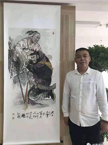 画家孙铁国画作品亮相西安书画艺术博览会(6)