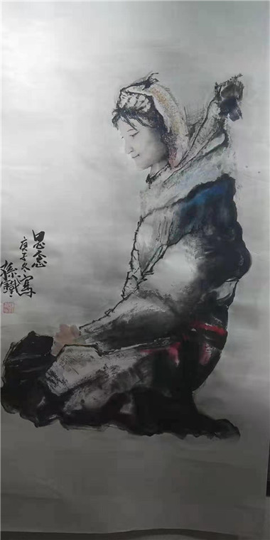 画家孙铁国画作品亮相西安书画艺术博览会(8)