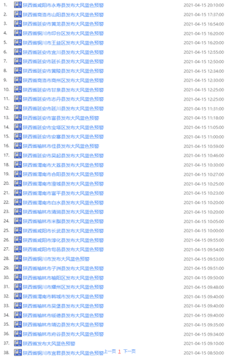 陕西紧急发布38条预警！阵风7-8级！车被吹倒！人站不稳(5)