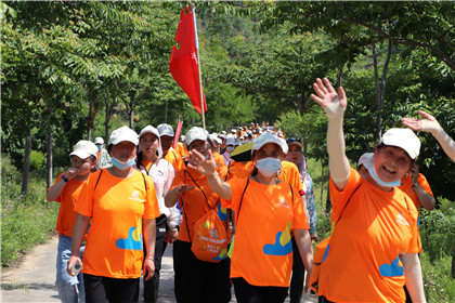 陕西三原：“我要上全运”嵯峨山越野徒步大赛成功举办(4)