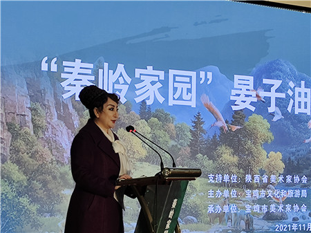 “秦岭家园”晏子油画精品展在宝鸡美术馆成功开幕(3)